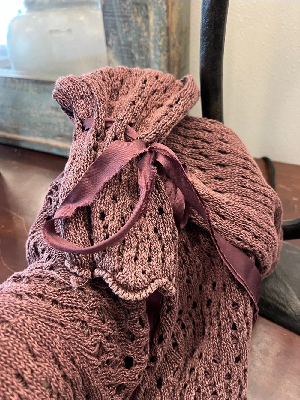 Free People openwork crochet